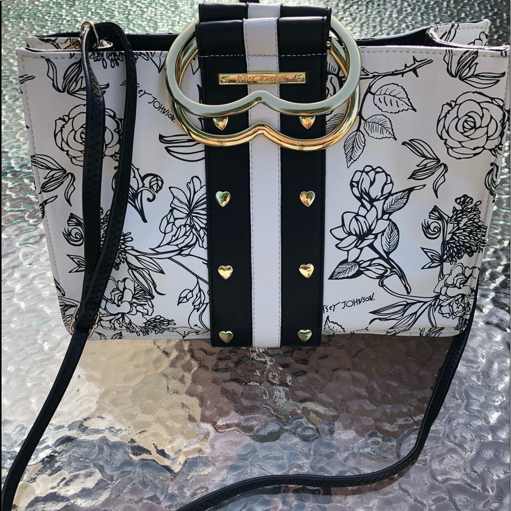 Betsy Johnson floral purse